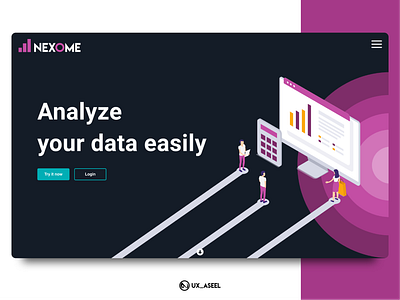 NEXOME | Website ui ui design uiux uxdesign webdesign website website design xd xd design