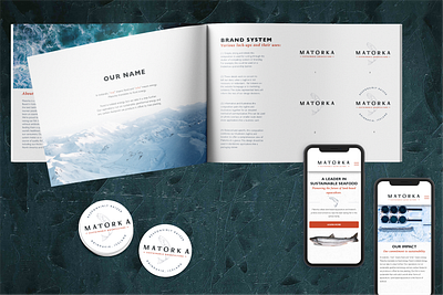 Matorka Brand Identity brand guide branding fish web design website