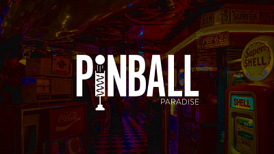 Pinball Paradise Logo 30 day logo challenge arcade arcade machine illustrator logo logochallenge logocore logodesign pinball typography