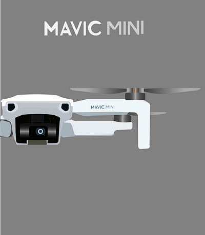 MAVIC MINI illustraion color dji drone grey jay illustration mavic mavicmini mini tech technology