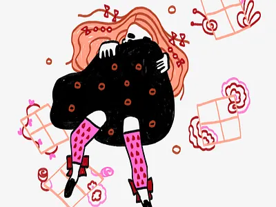 France abstract art character design drawing illustration line art