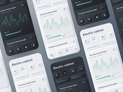 Electric cabinet app apple design financial ui