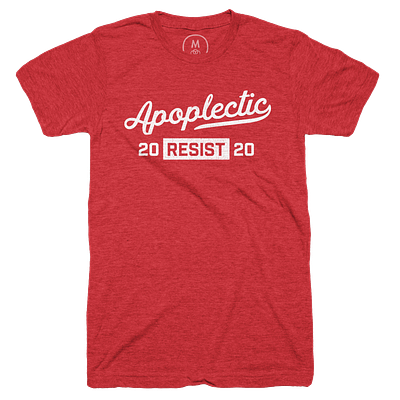 Apoplectic 2020 athletic cottonbureau hanley pro script industry inc tshirt