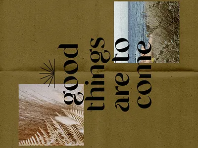 Good Things Are To Come branding caitlin aboud clean design illustration modern simple typography