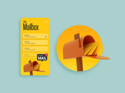 The Mailbox art artwork creative daily design graphic graphic design illustration ui ux