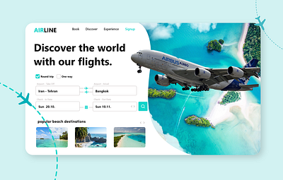 Travel landing page design illustration landing page travel traveling ui ux