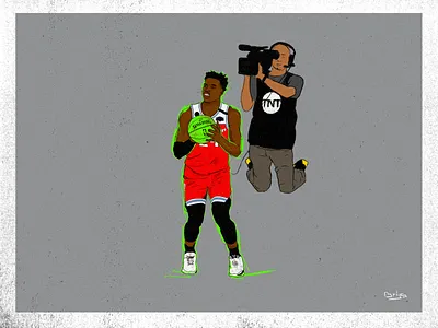 Buddy Hield 3pt Contest Champ buddy buckets illustration nba