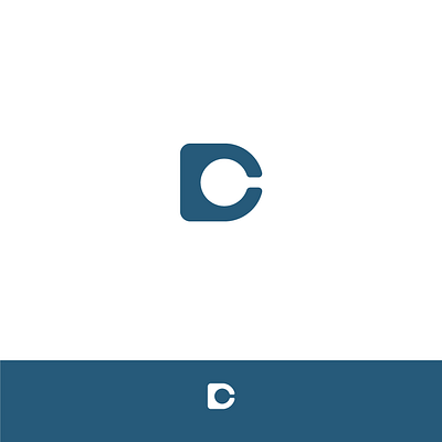 D/C logo blue branding c design flat icon illustration logo vector