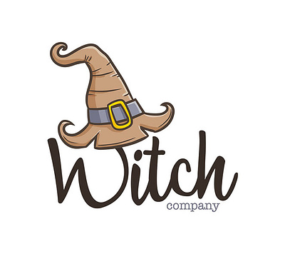 Logo Template for Halloween Equipment Store or company branding design illustration logo