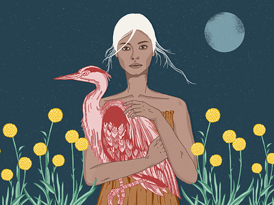 We Are One art artwork bird contemporary art digital art digital illustration digital painting illustration illustration art illustrator nature nature illustration peace photoshop art surreal surreal art surrealistic we are bolder woman illustration women in illustration