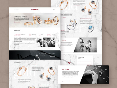 Alikor jewelry landing page v1.0 branding design jewellery landing landing page design page ui web web design webdesign website