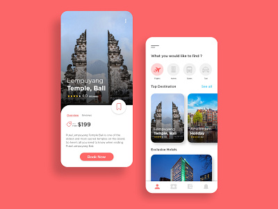 Travelling App adobe adobexduikit adventure clean free ios ios app mobile travel agency travel app ui ux ui design