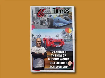 GP4 adobe adobe indesign design editorial design editorial illustration grand prix graphic design macau motorsports newspaper typogaphy