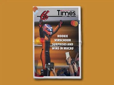 GP5 adobe adobe indesign editorial design grand prix graphic design macau media motorsports newspaper typogaphy
