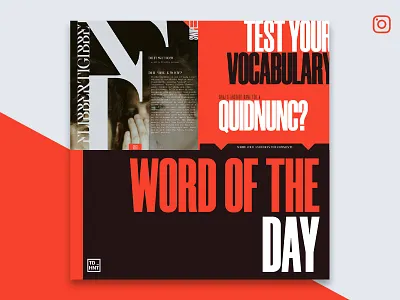 Word Of The Day Carousell 2 graphic design instagram instagram post socialmedia typography