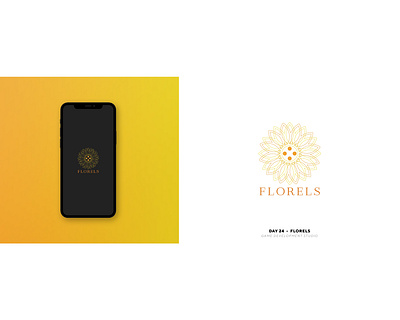 Florels -Day 24 branding design icon illustration logo logochallenge minimal