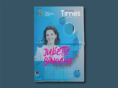 IFFAM2019 3 adobe adobe indesign design editorial design editorial illustration film festival graphic design macau media newspaper typogaphy