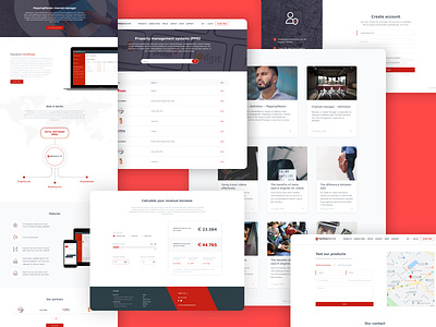 Corporate site ui ux web