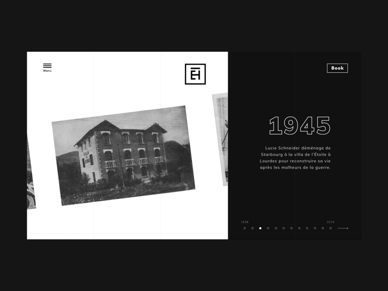 Hotel website, work in progress branding calendar design drylikov hotel slide ui ui design uiux ux uxdesign webdesign website