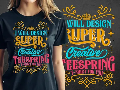 Super Creative Teespring Eye-catching t-shirt Design halloween