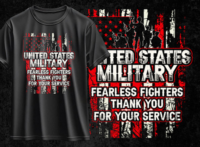 United Sates Military Eye-catching t-shirt Design halloween