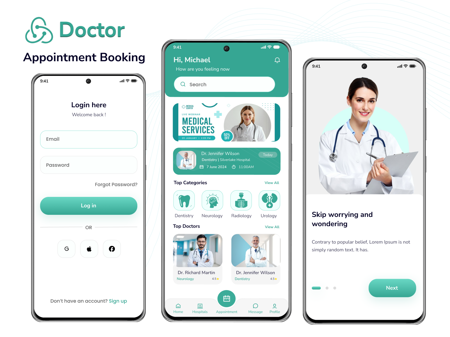 Doctor Appointment Booking UI app design doctor appointment ui app design ui design uiux