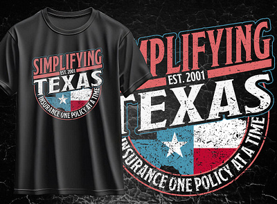 Simplifying texas Eye-catching t-shirt Design halloween