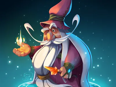Mage character character design characters game art illustration mage raster