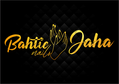 Bahtie Jaha Nails - Logo app branding design illustration illustrator logo logodesign logos logotype nails photoshop vector