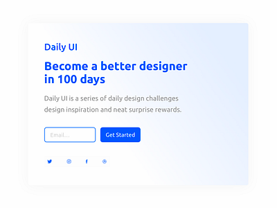 Redesign Daily UI Landing Page daily ui dailyui design