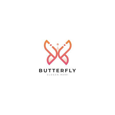 Butterfly Logo animal bird butterfly fly