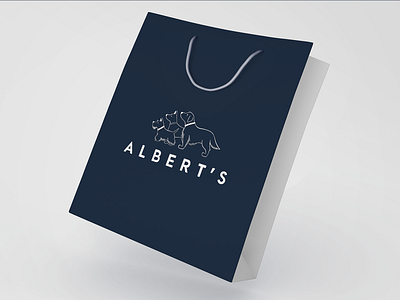 Alberts | Packaging Design bag design branding colour design graphic design illustrator logo package design packaging print