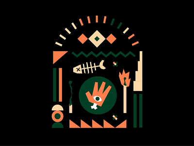 Untitled Illustration dark geometric geometric illustration illustration psychedelic vector