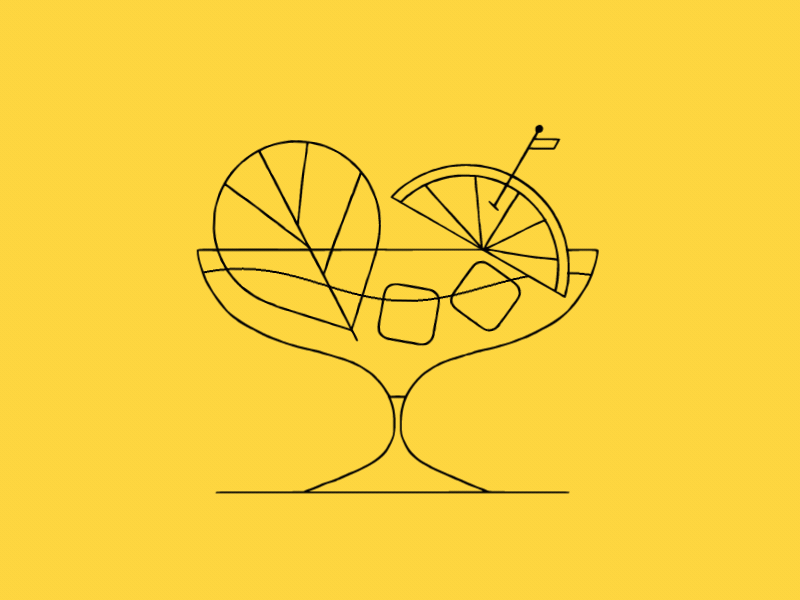 Martini 🍸Animation challenge! 2020 2d after effect animated animation challenge coctail design gif gif animated ice lime liquid martini motion motion design vector wave wine glass