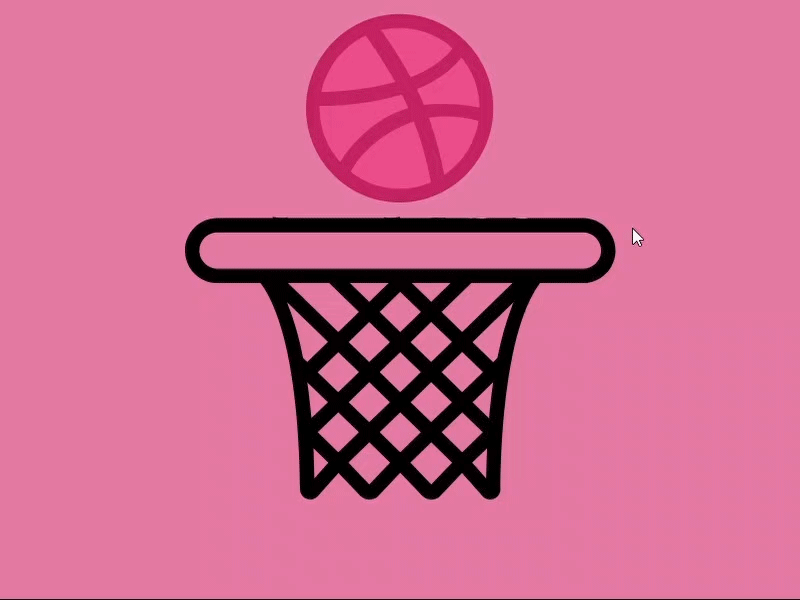 Hello Dribbble illustration logo vector