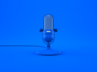 🎙 Fluix Podcasts Illustration 3d 3d animation blender blender 3d cinema 4d cover design fluix illustration illustration art mic microphone model octane podcast podcasts readdle render speaker transition