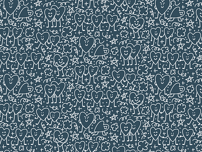 Love doodle pattern black and white characters cute doodle heart illustration lgbt lgbtq love monochrome pattern seamless
