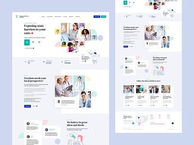 Michigan Healthcare Freedom 👨‍⚕️ agency doctor health healthcare illustration ladingpage medical medicine onepage patient poland redesign ui usa ux web webdesign webdesigner website wordpress