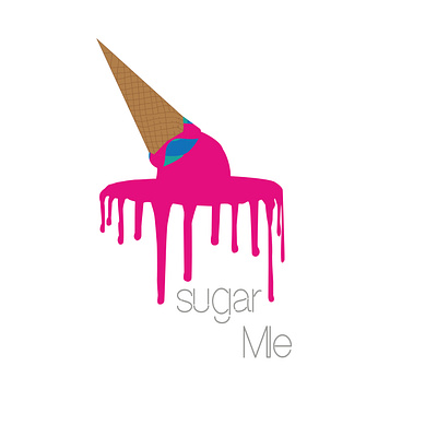 sugar Me app branding icecream identity illustration vector vegan vegan food