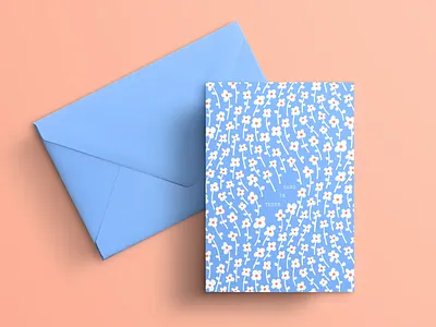 HANG IN THERE greeting card design flat art floral floral design flower illustration flowers greeting card illustration mockup pattern design stationery stationery design vector