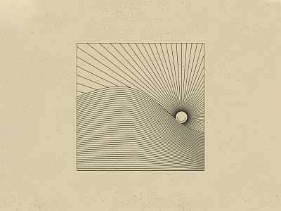 Brighter Days Ahead illustration line lines sun