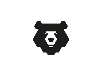 bear minimal branding design icon identity illustration logo minimal vector