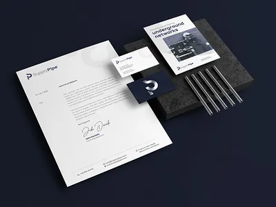 Supply Pipe branding branding identity logotype