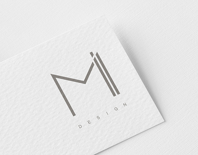 Brand identity for MI DESIGN, architectural designers. branding branding and identity logo