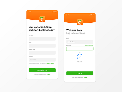 Cash Crop app app design dailydesign interface ui ui design ux xd
