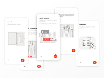 Sense Pro app instructions electric panel electricians electricity energy guide instructions mobile power sense sense pro sensors smart home ui