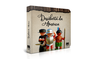 Discovery of America - Children's book #5 3d 3d art book children design editorial game art graphic illustration kids low poly magazine