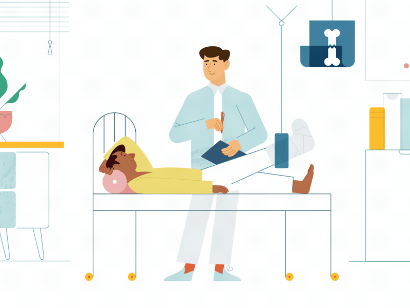 Medicine 2d animation animation character classic animation design effects gif illustration lemon motion