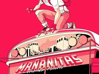 La Tanda del Bus 80s 90s centralamerica character design comics design diablo rojo hiphop hispanic illustration latin panama urban