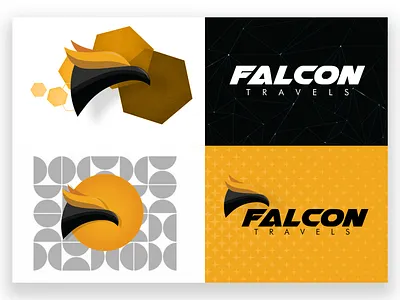 Falcon Travels Icon Design - #DailyUI @daily ui @design adobe ai artificial intelligence branding design designs graphic design icon icon design icons photoshop poster design travel app travelling uidesign user experience